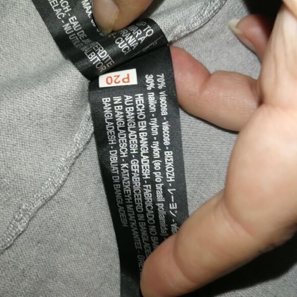 ZARA KNIT Grey Lightweight Open Front Casual Cardigan Size Medium - Picture 9 of 12